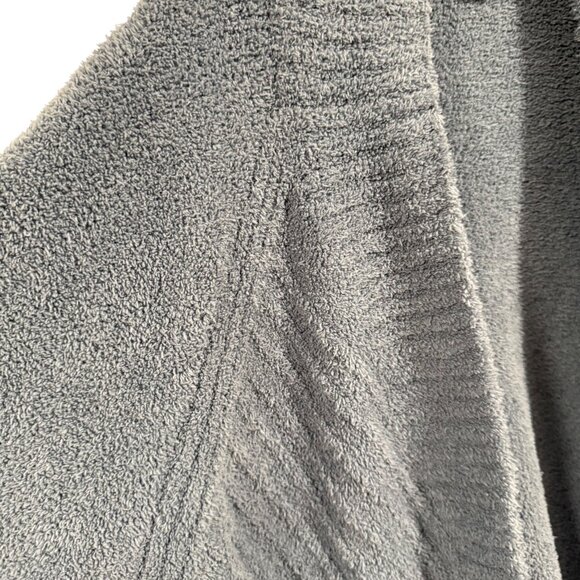 Barefoot Dreams Cozychic Directional Ribbed Cardigan In Blue Mirage Size XL - Picture 2 of 9